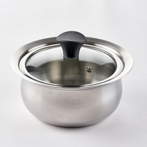 소댕 통3중 인덕션 뚝배기 미니 스텐 계란찜 냄비 무균열 스테인리스 솥 뚝배기 세트, 16cm