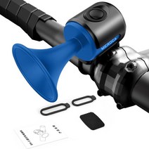 자전거벨전기 자전거 경적 120dB 1 사운드 모드 전자 벨 긴 대기 버튼 배터리 작동 슈퍼, 01 빨간