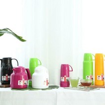 마쿠텍 진공유리 보온 보냉 주전자 콩코드, 1L, 레드