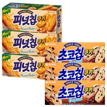 오리온 피넛칩쿠키 104g+초코칩쿠키 104g, 3세트, 104g