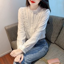 봄 셔츠 여중 수술 긴팔 블라우스 여아 코디