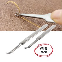 가죽공예 공구 엣지 스티칭 손피할기 카빙 V홈파기 중형, 1개