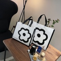 방수 부직포 꽃송이 쇼핑백 50장, 소(2월중순입고예정)