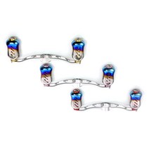 푸른바다피싱 베이트릴 핸들 티타늄 고멕서스 리브레 블링스 시마노 다이와 호환부품포함, 핑크티타늄