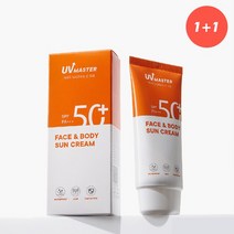 (1+1) 유브이 마스터 페이스 앤 바디 선크림, 선택완료, 단품없음