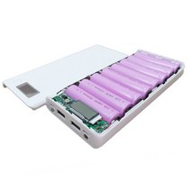 파워뱅크 자작배터리 캠핑용배터리 DIY 보조 배터리 18650 케이스 보관함 아이폰 6 6S 플러스 샤오미용, 03 White