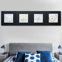 바보사랑 9024 조가비 판화 부조액자 4p.나린아토