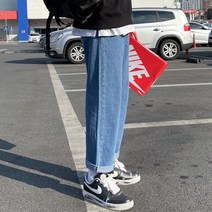 오리지널 세미와이드 레귤러 일자 밴딩 청바지 4756