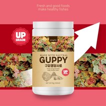고영양 구피 블루그라스 소형어 먹이 100ml 관상어