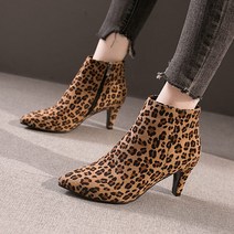 에블 대박걸 스웨이드 뾰족코 스틸레토힐 7cm 부티힐 앵클 여성 부츠 3color