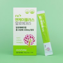 NK플러스 알로에365 스틱젤리 기능성 면역력 장 피부 타히보, 알로에365 20g 15포 1박스