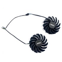 컴퓨터 부품 냉각 팬 85mm 4pin PLD09210S12HH RX5600 RX5700 GPU MSI RADEON RX 5600 5700 XT MECH OC 그래픽 카드, [01] PLD09210S12HH, 01 PLD09210S12HH