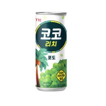칠성 탕비실 손님대접 가족간식 코코리치 포도 주스 과즙음료 과일주스 생과일 240ML 30개, 2세트