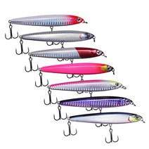 로켓 펜슬 미노우 슬로우싱킹 농어 삼치 알리낚시, 1 pink silver, 18g