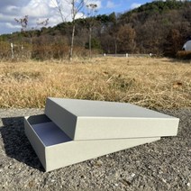 [박스마루] 고급 무지 싸바리 박스 12호 그레이 24개 선물 상자 제작, 그레이 280x194x47