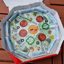 피자 용돈 박스 반전 돈 상자 현금 선물 이벤트 부모님 엄마 아빠 생일 생신 결혼 기념일