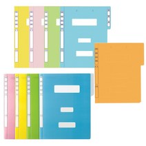 [성실한오피스] 칼라 정부화일 황화일 문서 정리 철 (10개입), 1개, 725 책철_소형