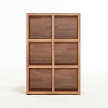 [다오름] SF 36T 멀바우 800오픈 3단책장 학생책장 장식장, 색상:멀바우