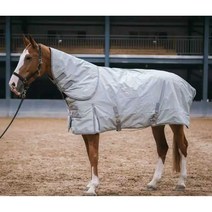 승마용품 방한용품 말 추위방지 전문성, 그레이 등길이 165cm