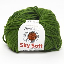 삼남뜨개실 스카이소프트실 아크릴실 인형실 의류실 목도리실 사계절실 겨울실, SKY SOFT, 22 포레스트, 1개