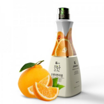 웰파인 더진한 오렌지 한라봉 농축액 1.5kg 까페 과일주스 고농축 베이스
