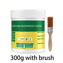 셀프옥상방수 누수방지 방수제 침투성 에폭시 스프레이 페인트 우레탄 수성 유성 방수액 8, 브러시 포함 300g