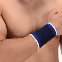 스포츠 야구 테니스 배드민턴 손목 보호 아대 손목보호대, 블랙