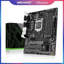 기계공 H97 마더 보드 LGA 1150 지원 인텔 펜티엄/코어/5 세대 제온 CPU 프로세서 DDR3 RAM 데스크탑 메모리 SSD M.2H97M-PRO, 상세내용표시