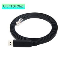 UKYEE USB 확장 RJ45 콘솔 케이블 FTDI to FT232R 칩 Cisco H3C HP 모바일 라우터 용 RS232 레벨 시프터, [03] 파란, [02] 3m, 03 파란_02 3m