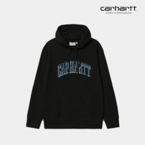 칼하트WIP 칼하트WIP Hooded Scrawl Sweat (Black / Misty Sky) 후드