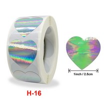 200/500Pcs/roll 50mm 실버 골드 밝은 레이저 스티커 엠보싱 스탬프 빈 Embosser 인감 라벨 씰링 사용자 정의, 20 2.5cm 500pcs D