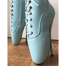 까치발 킬힐 폴댄스 플레져힐 이그조틱 민트 스트랩 발레 부츠 포인 가보시 통굽 하이 스트랩