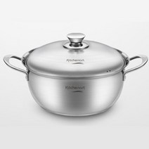 키친아트 스텐 인덕션 곰솥냄비 26cm, 곰솥26cm
