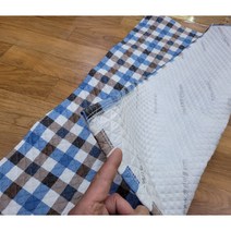 누빔 반시트 80 x 105 / 병원침대 위에 사용 ( 1603베스트- 블루)