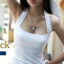 홀터넥 끈나시 홀터넥 홀터 골지 하이넥 나시