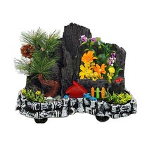 한반도농원 C114. 대나무숲 흰색 반솔 조화 숯분재 생일선물 답례품 체험학습용, 1개