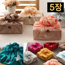 복가득보자기 명절선물 보자기 예단보자기 전통 한우 과일 정육 이바지 대형 대 108*108cm 17색상 5장세트, 4.분홍색