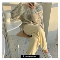 여성 의류 겨울 조커 바지 허리 밴딩 포켓 데일리 크림 핑크 그레이 진그레이 블랙 프리 키작녀쇼핑몰 몸빼바지 골지 벨벳 옷걸이표 드레스코드 골덴 기모 조거 팬츠