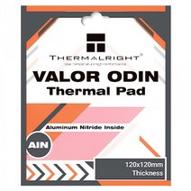 Thermalright VALOR ODIN THERMAL PAD 120x120 (1.0mm) CPU쿨러, 선택없음
