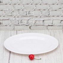 예쁜 그릇 파스타 빈티지 북유럽 접시 오븐 사각 스텐 스테이크 두꺼운 바베큐 구이 꼬치 멜라민 타원형 스낵 플라스틱 레스토랑 상업 해산물 생선, [03] 10inch, [01] A