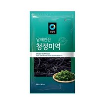 청정원 엄마손맛 맞벌이 우리가족 남해안산 청정 미역 150g(60인분) 국민국 아기국 산모 자취 집밥 간편식 오이냉국 무침 생일 산모 출산 미소장국, 9개