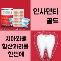 어르신 잇몸 뼈 좋은 프로폴리스 영양제, 인사덴티 골드 1병
