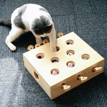 고양이 장난감 캣펀치 움직이는 두더지 잡기, 8구