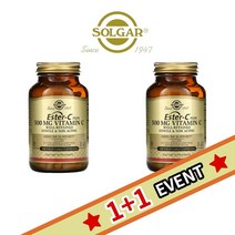 솔가 1+1 에스터 C 비타민 C 씨 500mg 100베지캡슐 칼슘 아세로라, 1개, 기본