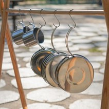 캠퍼 캠핑대디 힐링차박 캠핑준비템 코펠세트 8p 벨락코펠 편리한코펠, 8P SET