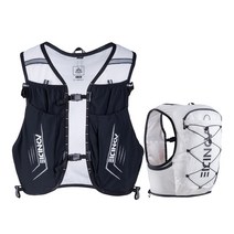 오니지 트레일러닝 백팩 등산 배낭 조끼 클레버 V8, L, 블랙