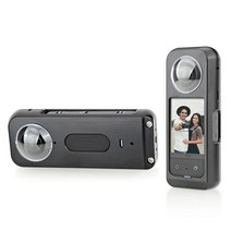 인스타360x3Insta 360 One X3 금속 토끼 케이지 충격 방지 보호 확장 프레임 액세서리 인터페이스 알루미, 01 Black