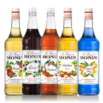 모닌 시럽 1000ml 39종 바닐라 카라멜 헤이즐넛 망고 자몽 민트, 복숭아향 시럽 (1000ml), 1개