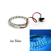 인테리어조명센서등DC 12V RGB LED 스트립 라이트 pc 케이스 컴퓨터 몰 렉스 커넥터 테이프 패널 헤더 게이, 01 non waterproof_04 2m, 09 ice blue