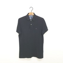 빈티지다온 타미힐피거 검정 CUSTOM FIT 카라티 XS